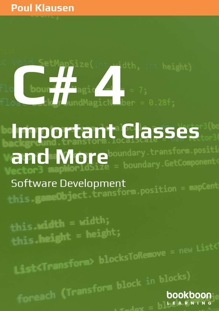 C 4 Important Classes And More Software Development Poul Klausen