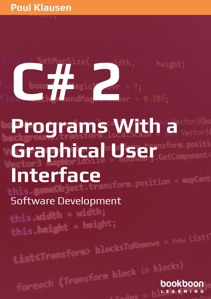 C 2 Programs With A Graphical User Interface Software Development Poul Klausen