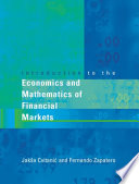 Introduction To The Economics And Mathematics Of Financial Markets Jaksa Cvitanic