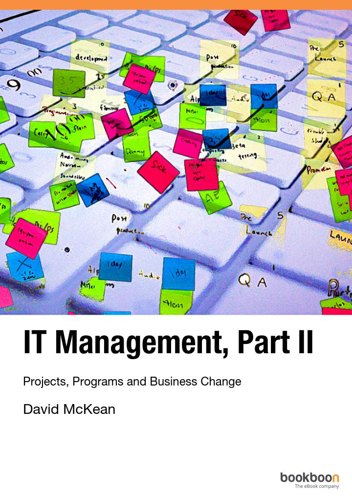 It Management Part Ii Projects Programs And Business Change David Mckean