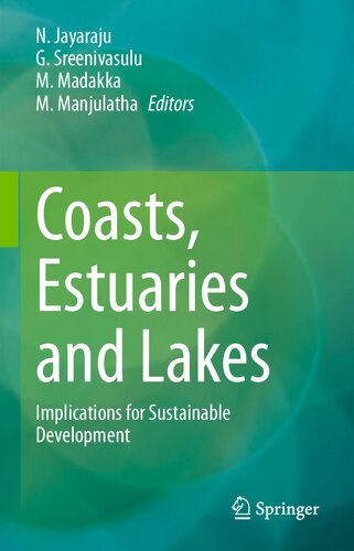 Coasts Estuaries And Lakes Implications For Sustainable Development N Jayaraju