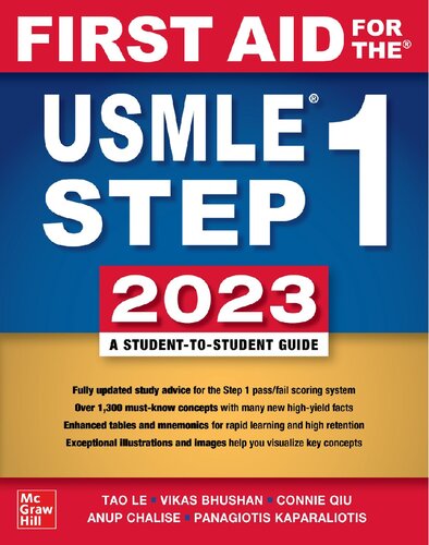 First Aid For The Usmle Step 1 2023 33rd Edition 33rd Vikas Bhushan