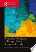 Routledge Handbook Of Foreign Policy Analysis Methods 1st Edition Patrick A Mello
