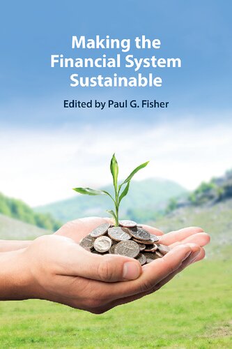 Making The Financial System Sustainable Paul G Fisher