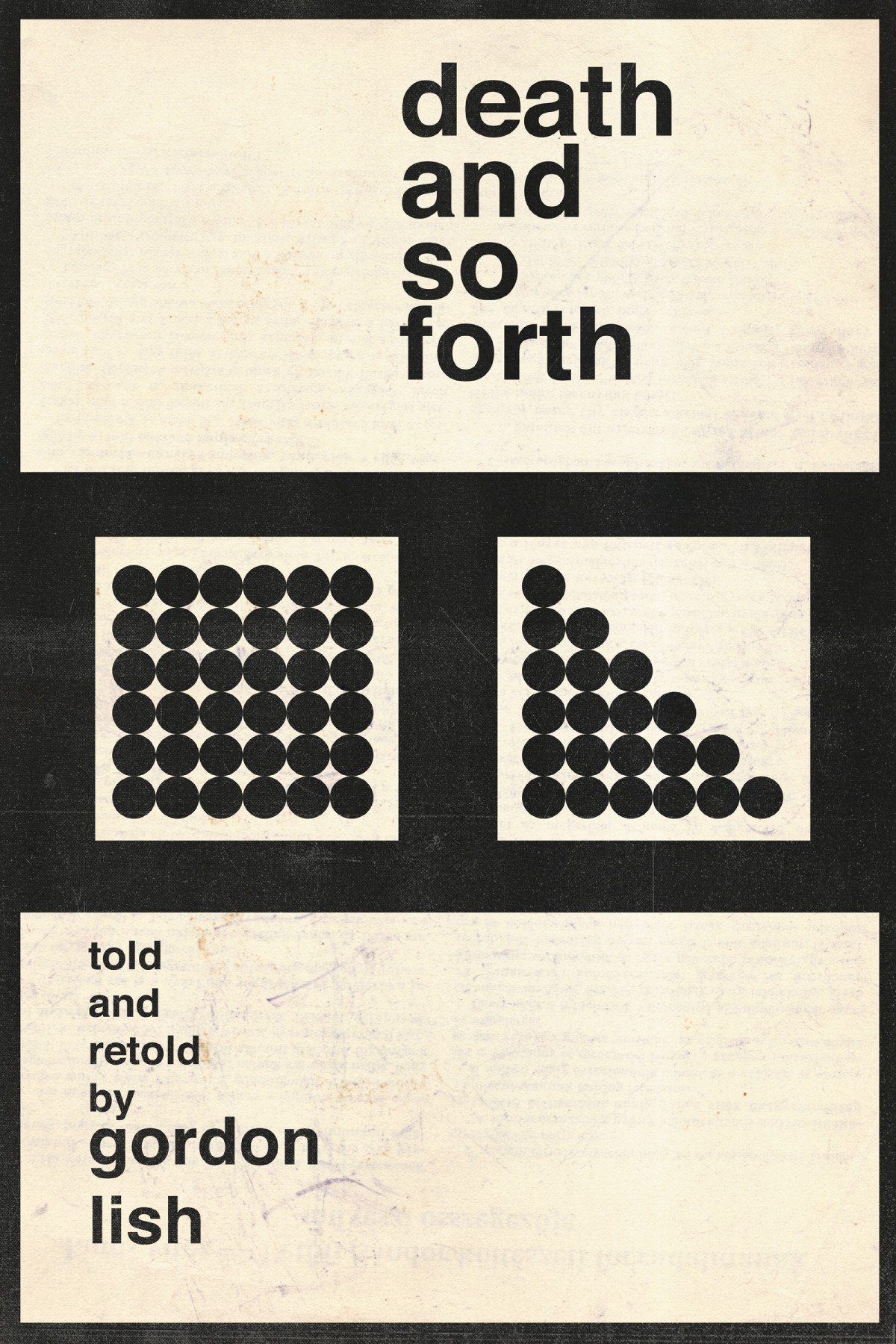 Death And So Forth Gordon Lish