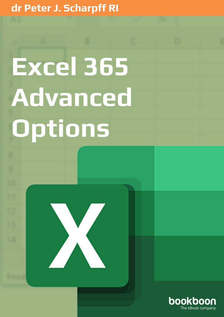 Excel 365 Advanced Options Dr Peter J Scharpff Ri