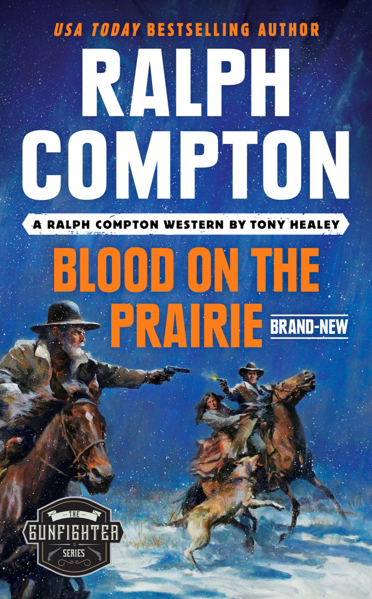 Gunfighter Blood On The Prairie 1st Ralph Compton Tony Healey