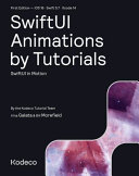 Swiftui Animations By Tutorials First Edition Irina Galata