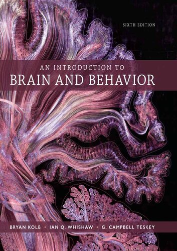 An Introduction To Brain And Behavior 6th Bryan Kolb Ian Q Whishaw G Campbell Teskey