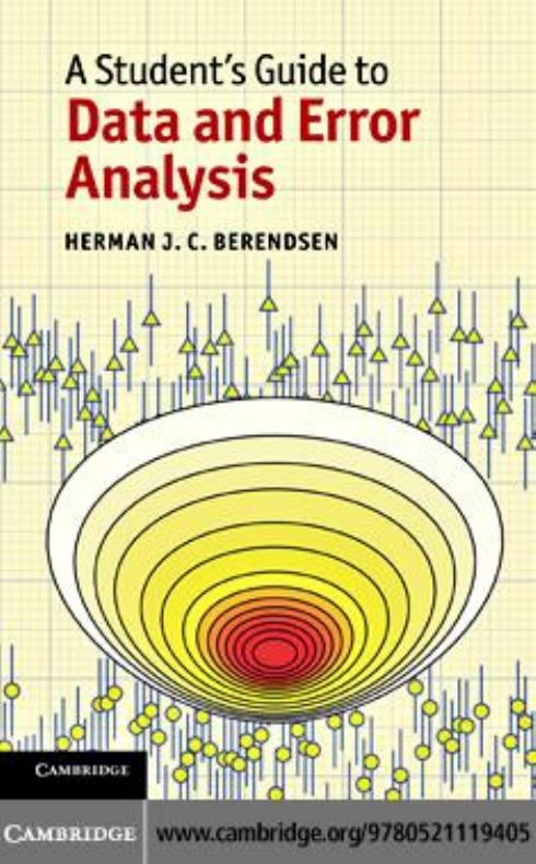 A Students Guide To Data And Error Analysis Herman J C Berendsen