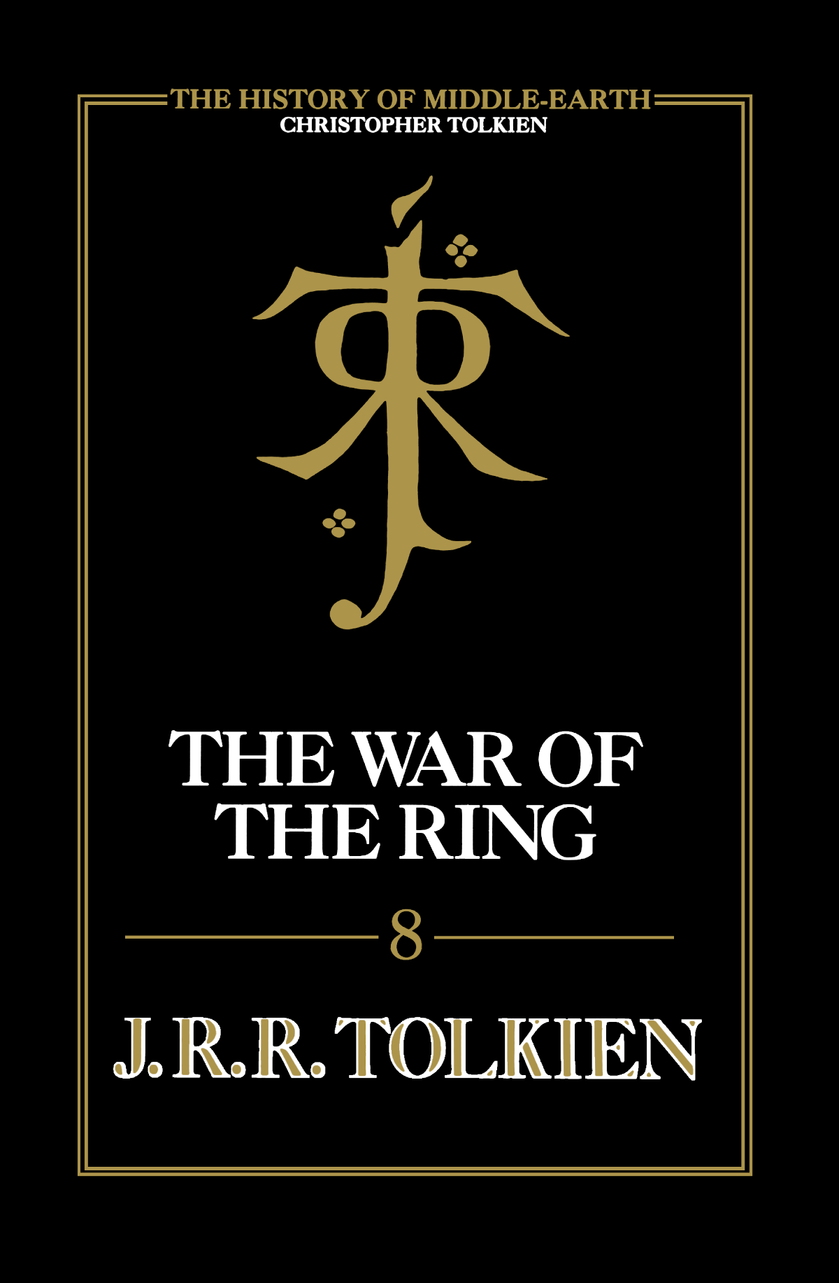 The War Of The Ring The History Of The Lord Of The Rings Part Three History Of Middleearth Book 8 Christopher Tolkien