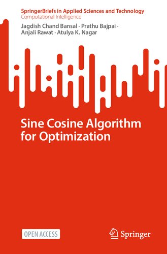 Sine Cosine Algorithm For Optimization Jagdish Chand Bansal Prathu Bajpai