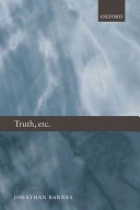 Truth Etc Six Lectures On Ancient Logic Jonathan Barnes