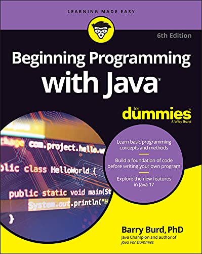 Beginning Programming With Java For Dummies 6th Barry Burd