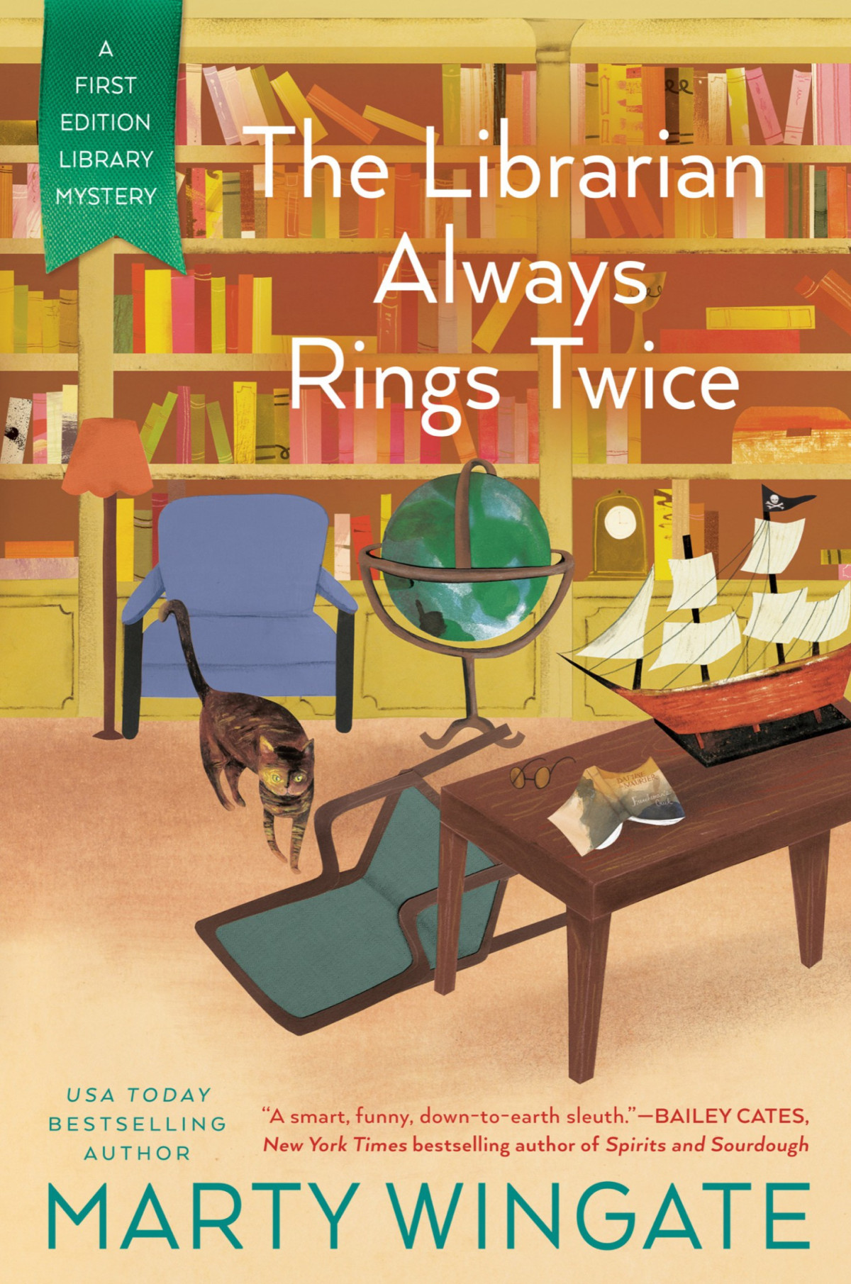 The Librarian Always Rings Twice First Edition Library Mystery 3 Marty Wingate