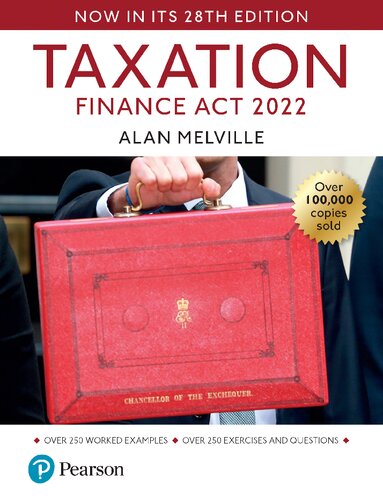 Taxation Finance Act 2022 28th Edition 28th Alan Melville
