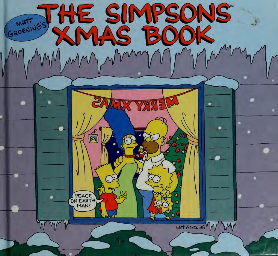 The Simpsons Xmas Book Groening Mattpond Mimi