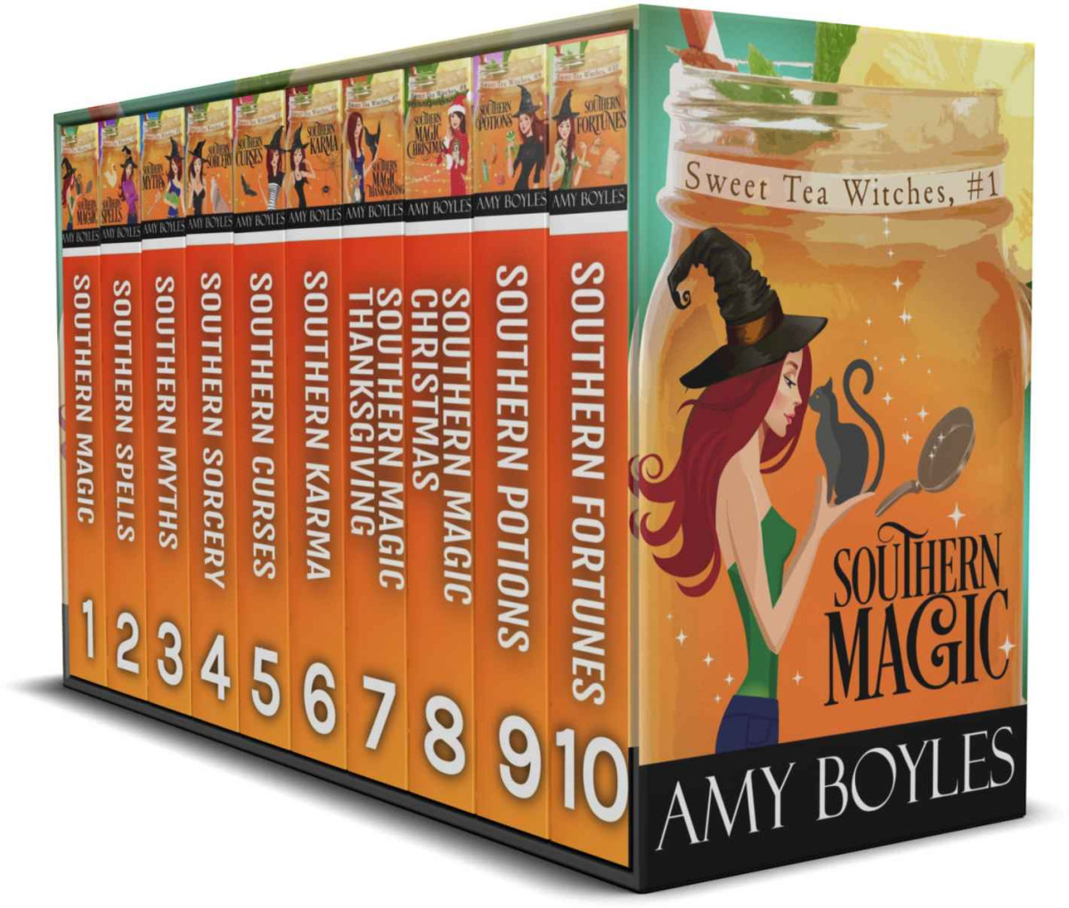 Sweet Tea Witch Mysteries Books 110 Hysterical Southern Cozy Mysteries Boyles