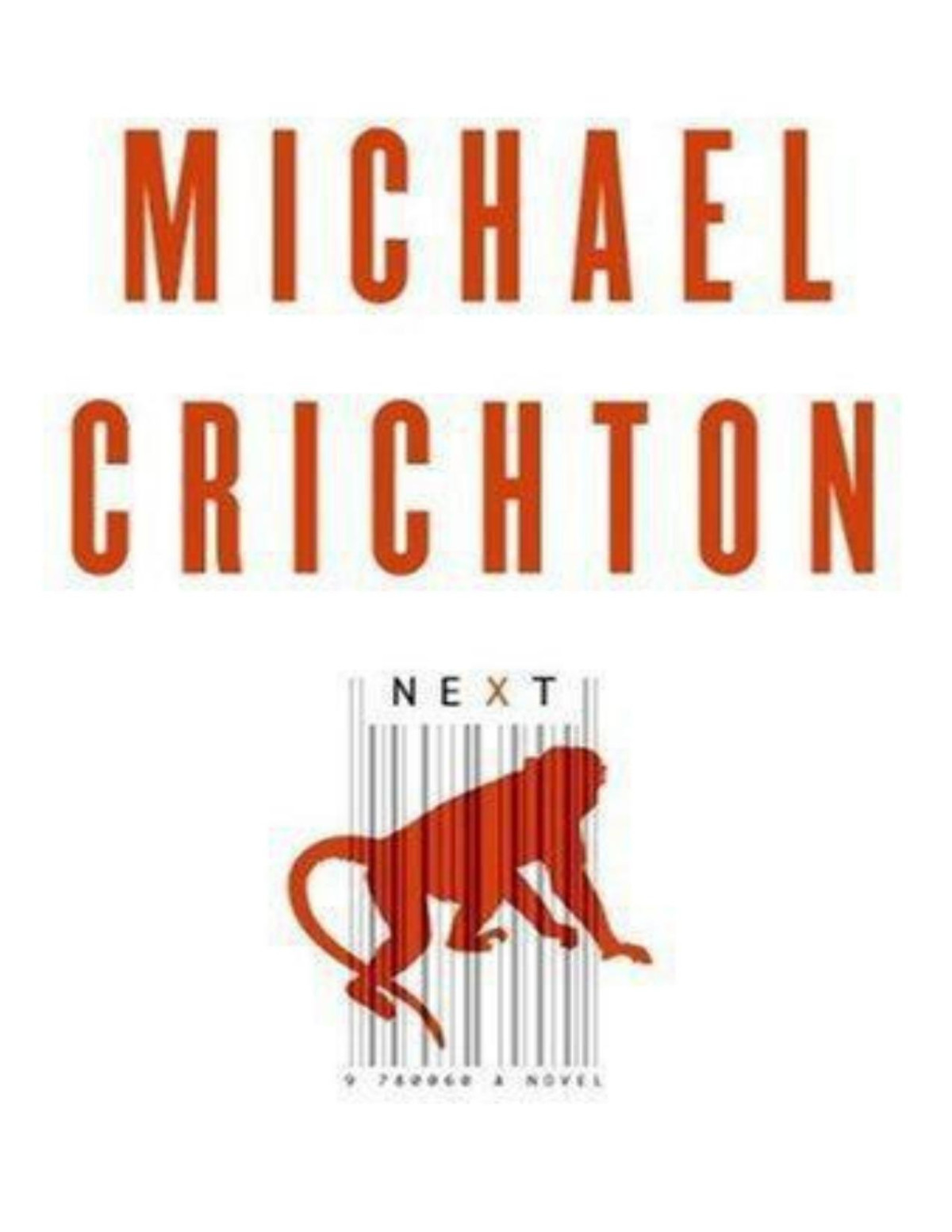 Next A Novel Michael Crichton