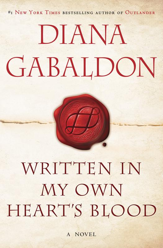 Written In My Own Hearts Blood Diana Gabaldon