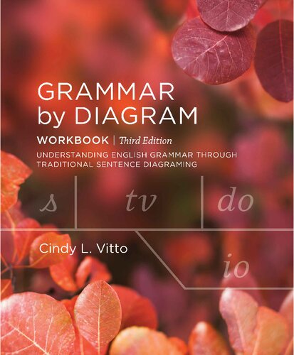 Grammar By Diagram Workbook 3rd Edition 3rd Cindy L Vitto