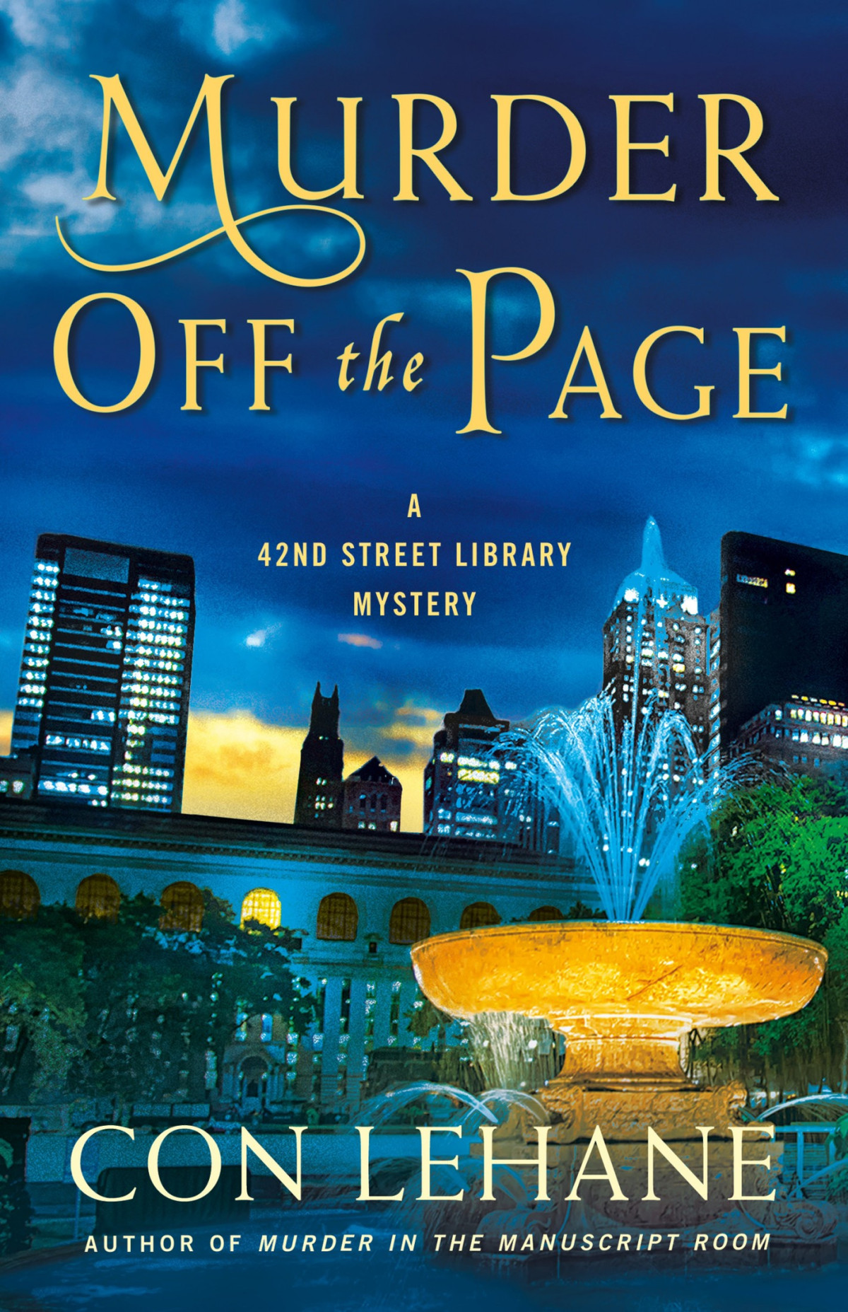 Murder Off The Page The 42nd Street Library 3 1st Edition Con Lehane
