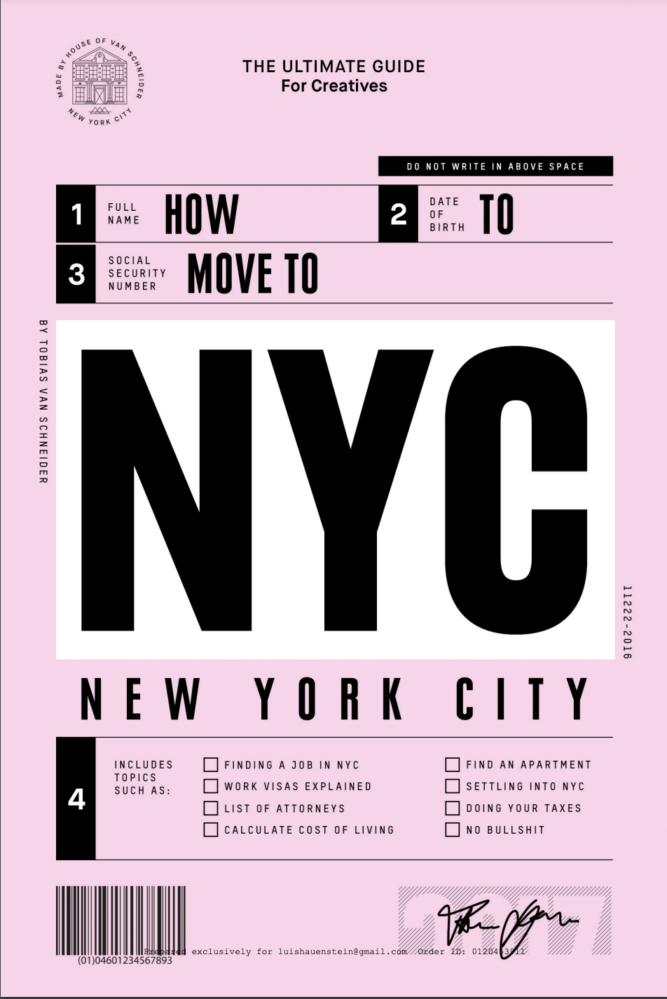 How To Move To New York Tobias Van Schneider