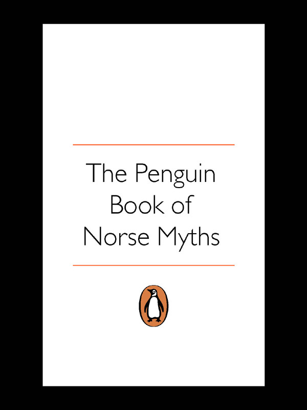 The Penguin Book Of Norse Myths Kevin Crossleyholland