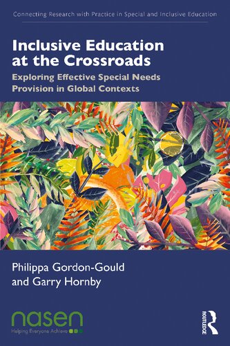 Inclusive Education At The Crossroads Exploring Effective Special Needs Provision In Global Contexts 1st Edition Philippa Gordongould