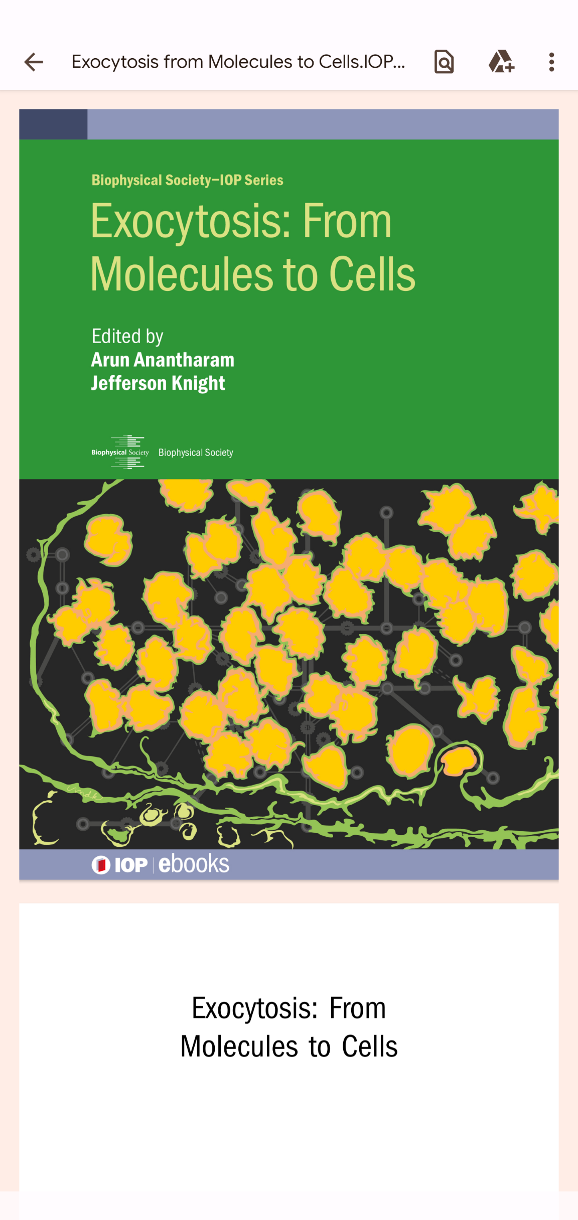 Exocytosis From Molecules To Cells Hb Arun Anantharam Jefferson Knight