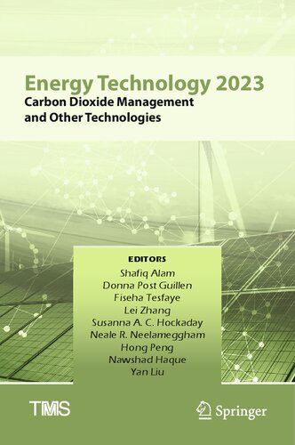Energy Technology 2023 Carbon Dioxide Management And Other Technologies Shafiq Alam