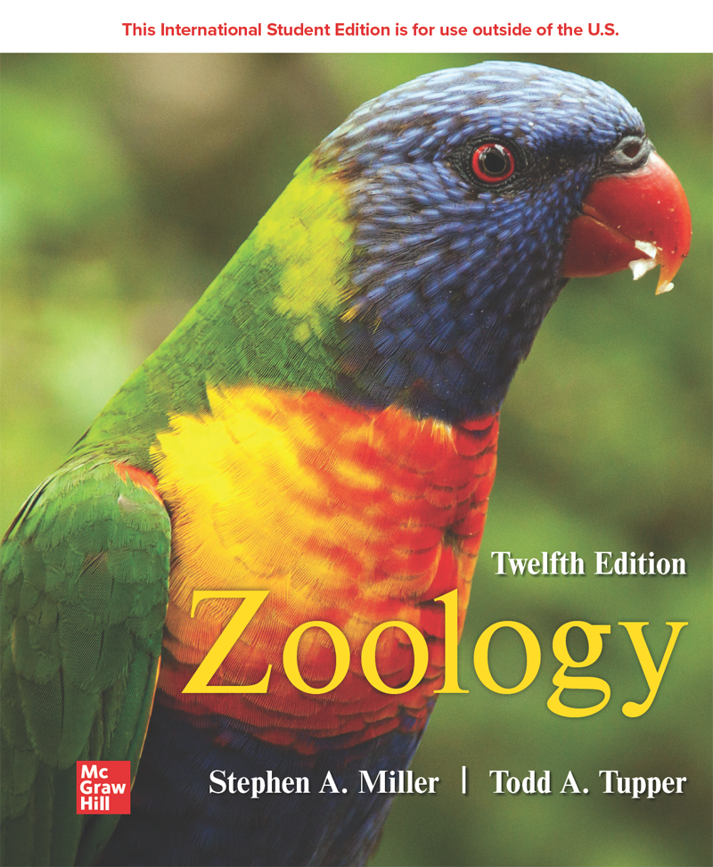 Zoology 12th Edition Stephen A Miller Todd A Tupper