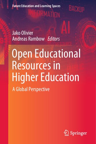 Open Educational Resources In Higher Education A Global Perspective Jako Olivier
