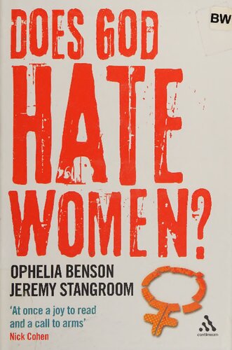 Does God Hate Women Ophelia Benson Jeremy Stangroom