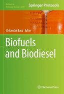 Biofuels And Biodiesel 1st Chhandak Basu
