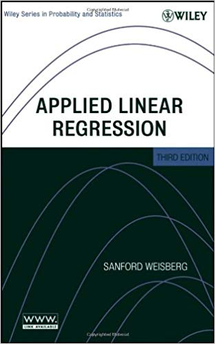 Applied Linear Regression 3rd Edition Sanford Weisberg