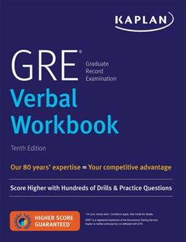 Gre Verbal Workbook Kaplan Test Prep