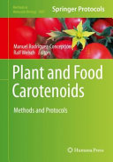 Plant And Food Carotenoids 1st Manuel Rodrguezconcepcin