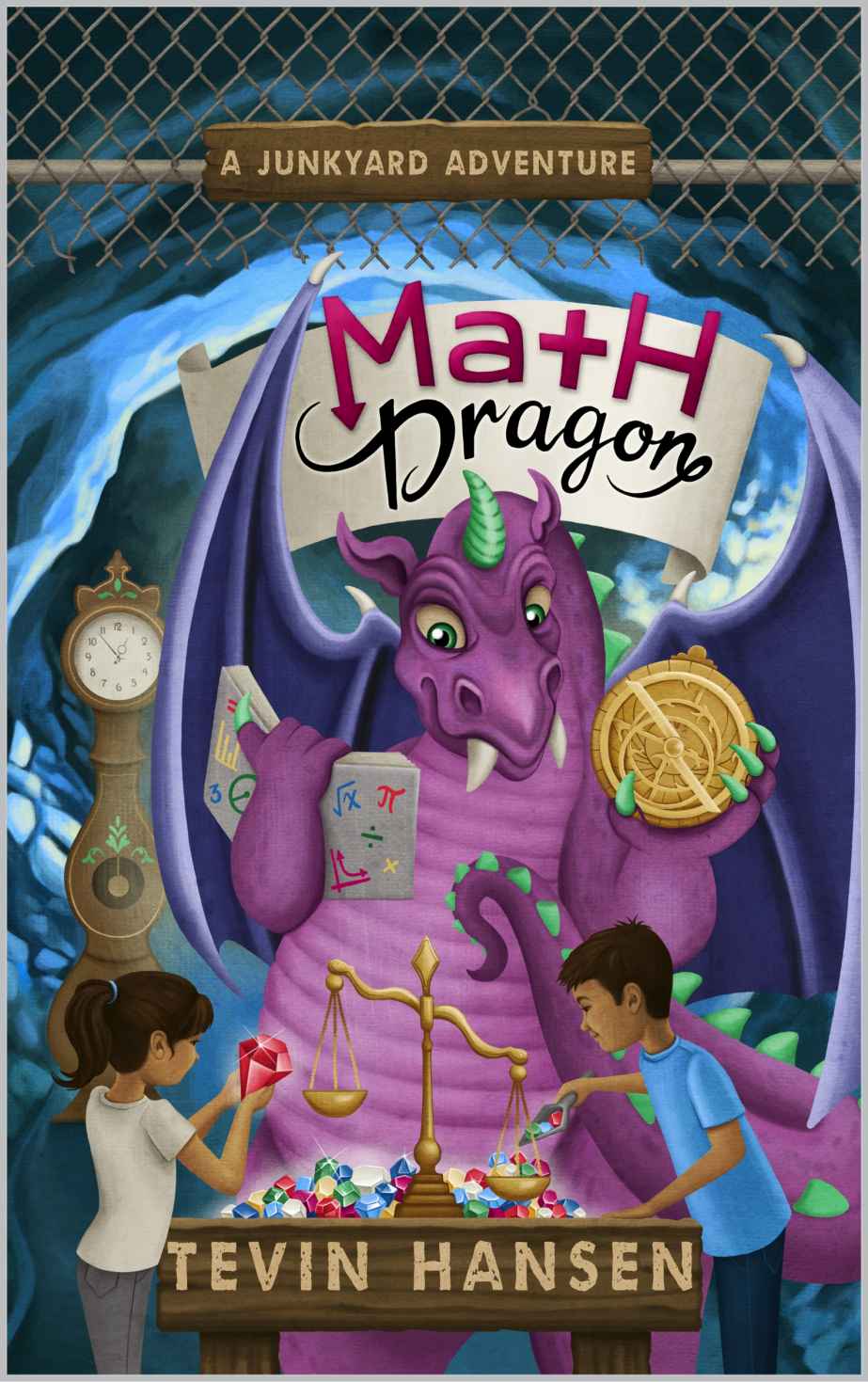 Math Dragon Fun Fastpaced Chapter Book Series For Kids 811 Junkyard Adventures 10 Tevin Hansen