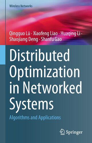 Distributed Optimization In Networked Systems Algorithms And Applications Qingguo L