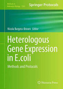 Heterologous Gene Expression In Ecoli Methods And Protocols 1st Nicola A Burgessbrown