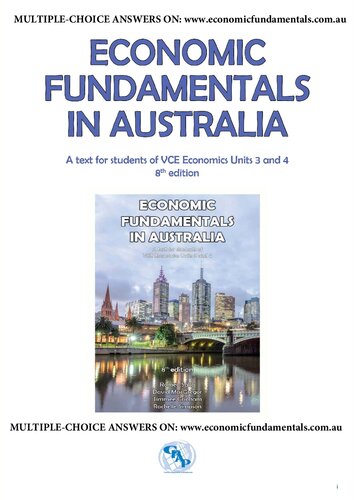 Economic Fundamentals In Australia 8th Edition Romeo Salla