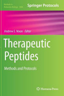 Therapeutic Peptides 2014th Andrew E Nixon