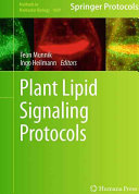 Plant Lipid Signaling Protocols 1st Ed 2013 Edition Teun Munnik