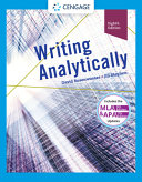 Writing Analytically 8th Edition 8th Edition David Rosenwasser