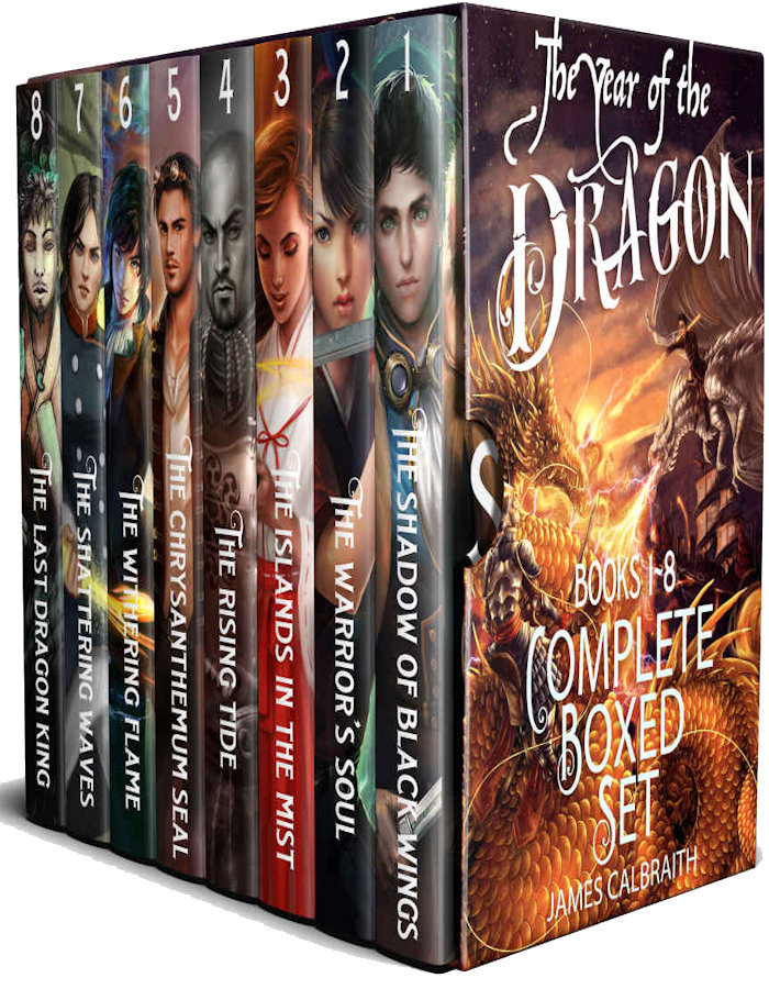 The Year Of The Dragon Series Complete Boxed Set Books 18 James Calbraith