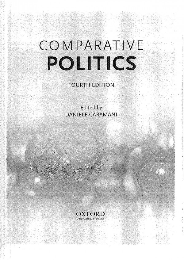 Comparative Politics 4th Edition Daniele Caramani