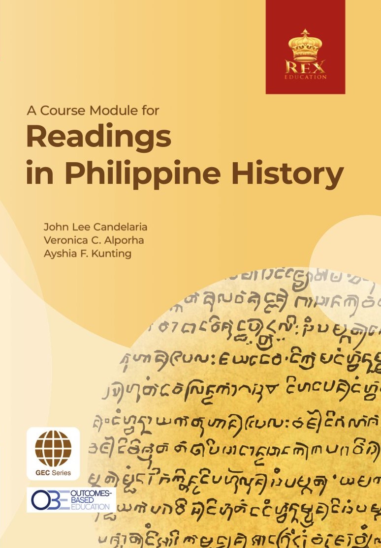 A Course Module For Readings In Philippine History 2021th Edition John Lee Candelaria