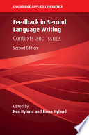 Feedback In Second Language Writing Ken Hyland Fiona Hyland