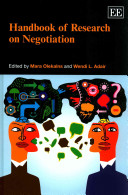 Handbook Of Research On Negotiation Mara Olekalns And Wendi L Adair